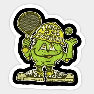 Tennis Is For Swingers Sticker